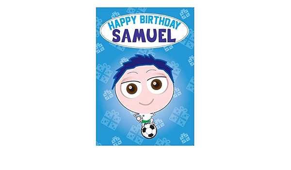 Carte D Anniversaire Samuel Amazon Fr Cuisine Maison