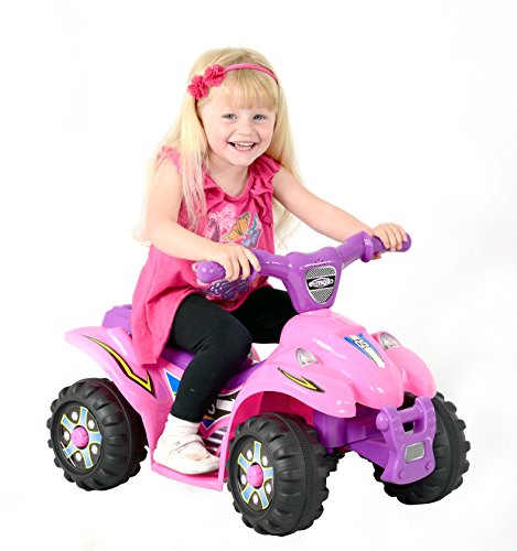EMOTO M09257 Girls Mini Quad with 6 V Battery
