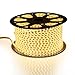 Produktbild VADOO-Wasserdicht 220V IP65 SMD 2835 LED Streifen LED-Strip LED Band Streifen LED Strip-Licht Superhell (60 LEDs/Meter) (10m warmweiß) [Energieklasse A+]