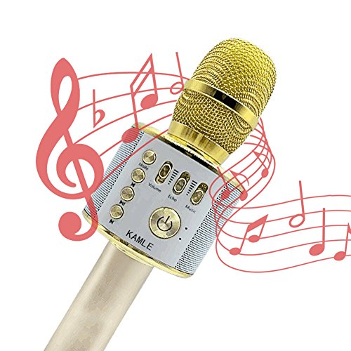 Microphone Sans Fil Pour iPad iOS Android Téléphone Intelligent PC avec Musique Lecture, pour KTV, Fête, Conférence, Spectacle, Bar, Réunion