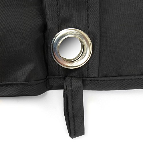 Atmungsaktiver Nylon Kleidersack Für Mehrere Kleidungsstücke – Schwarz – 112 cm – Hangerworld - 5