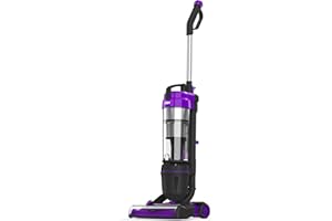 Vax Mach Air Corded Upright Bagless Vacuum Cleaner, Lightweight, Handheld Tool Attachments for Hair, Car, Upholstery, Bed, Mattress, Home cleaning, 820W, 4.9kg, Purple, UCA1GEV1