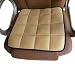 Produktbild Sitzkissen natürliche Bambusholzkohle Bürostuhl Kissen Auto Anti-Skid Kissen (Beige)