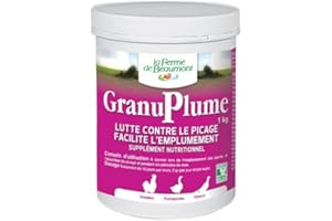 FERME DE BEAUMONT GranuPlume 1 kg - picage et plumage granulés concentrés volailles