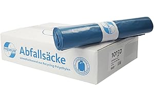 120 L Müllsäcke DEISS PREMIUM blau - 50 Stück - extra stark