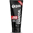 Beardo Activated Charcoal Face Scrub, 100 gm | Anti-Pollution Face Scrub for Deep Pore Cleansing | Removes Dirt & Impurities | Suitable for Men of all skin types