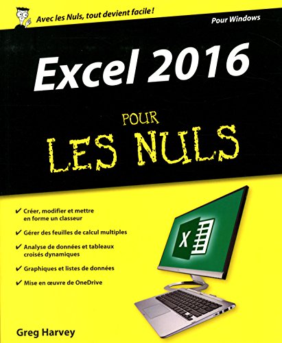 couverture de : Excel 2016 pour les nuls