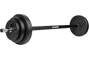 VirtuFit Lot de pompes d'aérobic en caoutchouc - 20 kg - Multicolore