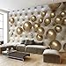 Produktbild Meaosy Benutzerdefinierte Wandbild Tapete Europäischen Stil 3D Stereoskopischen Goldenen Ball Soft Pack Kunstleder Fototapete Wohnzimmer