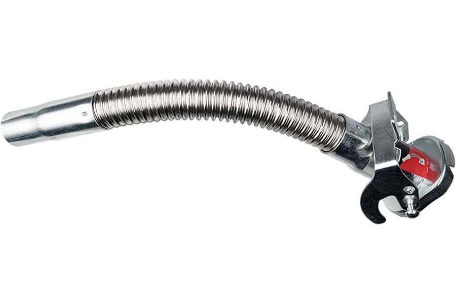 Xtremeauto Jerry Can Spout Silver - Flexible & Easy Pouring To Suit 10L, 20L Jerry Cans, Air Tight Locking - Universal UK/EU Petrol/Diesel Can Fitting