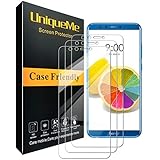 UniqueMe [3 Stück Honor 9 Lite Schutzfolie, Huawei Honor 9 Lite Panzerglas Displayschutzfolie mit [9H Härte] [Anti-Öl] Hartglas Lebenslange Ersatzgarantie