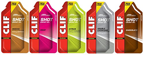 Clif Shot Gel - Gel energético para deportistas (12/10 sobres), 10x Mixed Flavours (2 of each)