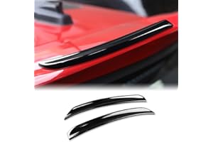 KUNGKIC 2 Piezas de ABS para alerón Trasero extensión de Labio de extensión Pegatinas Decorativas compatibles con Mini Cooper F55 F56 S/JCW 2014-2022 Accesorios Exterior Estilo Deportivo (Negro)