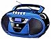 Produktbild Dual P 68-1 Blau Portable Boombox (CD-Player (MP3), Kassettenabspieler, UKW/MW-Tuner, AUX-In)