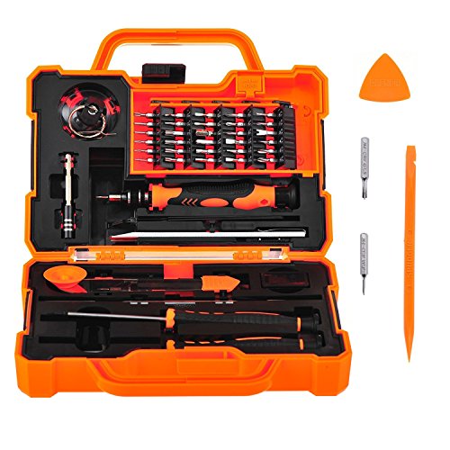 Handy elektronik set, 45 in 1 mit Reparatur Werkzeug set für Handy smartphone wie Apple iPhone 7 6s 6 5s 5 und Samsung s5, Tablet, PC, Laptop, Uhr, Kamera, Brille