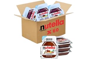 NUTELLA - 60 barquettes de 15 grammes - portions individuelles