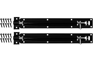 Innova Brands Black Tower Slide 12 Inch Bolt Heavy Duty Steel Garden Gate Shed Latch Lock Buy More Pay Less (2)