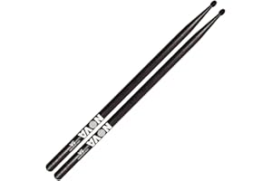 GODPSMUSIC Vic Firth Drumsticks Nova 5A Black Drumsticks - Hickory 1 Pair