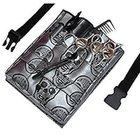 Kunstleder-Totenkopf-Friseurtasche