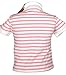 Primigi Girls Striped Polo Shirt in White/Pink, Size 92 (2 Years)
