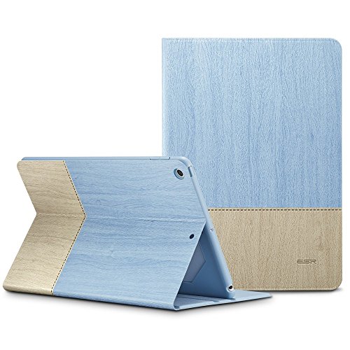 Neues iPad 2017 iPad 9.7 Zoll Hülle, ESR® Städtisch Serie Cover Auto aufwachen / Schlaf Funktion Smart Case und Einstellbarem Blickwinkel Funktion Schutzhülle für Neue iPad 9.7 2017 (Klarer Himmel)