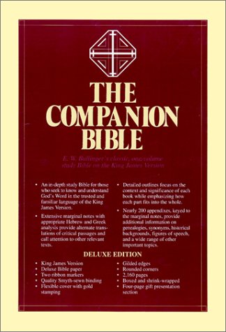 The Companion Bible: King James Version Burgandy Bonded Leather livre