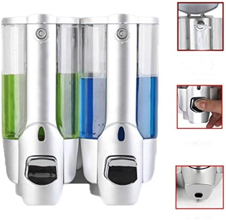 Chrome Double Soap and Shampoo Dispenser