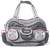 Sweet Morning WI01RA12 Radio Ga Ga Wickeltasche Design Flower von Sweet Morning sehr gut für Zwillinge geeignet, grau - 3