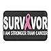 Produktbild Not afraid Breast Cancer Survivor Pink Ribbon Non-Slip Indoor/Outdoor Door Mat Rug for Health and Wellness Bathroom Bathroom Doormat 23.6"x 15.7"
