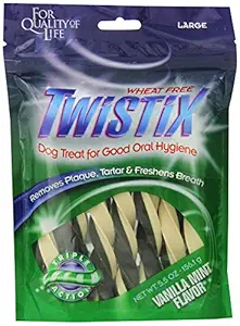 Twistix Dental Chews for Pets with Vanilla Mint Flavor, Large (156.1 gm)