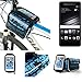 Produktbild Fahrrad Rahmentasche für Huawei Mate 9 Porsche Design, Fahrradhalterung Rahmenhalterung Handyhalterung Fahrradtasche Handy Smarpthone Frame Bag Halterung Bike mount Wasserabweisend, blau - K-S-Trade(TM)