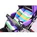 Gogogo 1X Baby Infant Support Cushion Rainbow Striped Liner Pad Mat for Car Seat Stroller Random Color