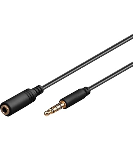 Cavo Prolunga Audio Jack 3.5 Mm 4 Poli PremiumCord Da 3 M, Per Cuffie Con Microfono E Trasmissione Voce, Maschio/femmina - 2