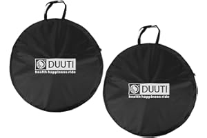 TRIWONDER Housse de Roue Vélo 26" 27,5" 29" Sac de Transport VTT Imperméable Portable pour Bicyclette Vélo Noir