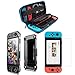 Price comparison product image YUYOUG 3 in 1 Nintendo Switch Accessories Kit, Portable Carrying Bag+ Clear Slim Crystal Protective Cover+ TPU Film For Nintendo Switch Accessories