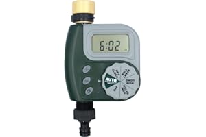 YEKUYEKU Water Sprinkler Timer, Hose Faucet Timer, Water Timer, Digital Water Timer, Irrigation Hose Timer with Weekly and Daily Programs, Rain Delay and Manual Watering for Lawns and Gardens Farm
