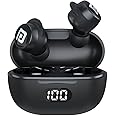Portronics Harmonics Twins S5 Smart TWS in Earbuds with LED Display, 15Hrs Playtime, Bluetooth 5.3V, Music & Game Modes, Low Latency, Ipx4 Water Resistant, Voice Assistant, Type C Fast Charging(Black)