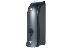 Decdeal Soap Dispenser, CHUANGDIAN 300ml No Drilling Shower Dispenser Wall Mounted Manual Bathroom Shower Gel Liquid Shampoo Sanitizer Dispenser Holder for Hotel, Office, Home, Healthcare Facilities