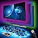 Produktbild LED Strip InnooLight TV Hintergrundbeleuchtung LED-Streifen Led Lichterkette mit vielen Farben, Fernbedienung und USB betriebenem 2M für TV, Desktop,Schreibtisch, 5050RGB, 4 * 50CM Set
