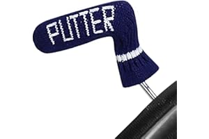 ‎SCOTT EDWARD Scott Edward Putter-Abdeckung für Golfklingen, 1 Stück, doppellagig, gestrickt, passend für Blade Putter, niedlich und weich