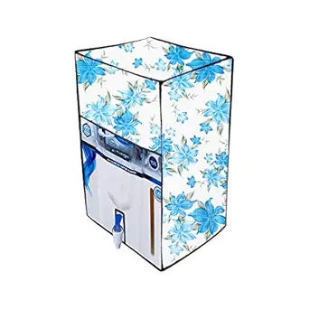 JM Homefurnishings waterproof and dustproof Printed Water Purifier cover for KENT Grand+ 9-litres Wall Mountable RO + UV + UF + TDS Controller 20-Ltr/hr (Floral Print)