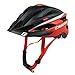 Produktbild Fahrradhelm Helm Cratoni Pacer. black-red matt - Visier schwarz. Gr. XS-S (49-55 cm)