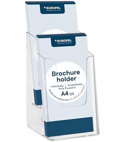 Tayar Lot de 2 3C160 présentoirs à brochures 3 copartients pour