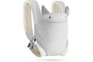 SONARIN 4-in-1 Leichte Babytrage,Baumwolle Atmungsaktive Babytragetasche Ergonomisch Kindertrage Baby Tragesystem für Neugeborene ab Geburt 0-36 Monate,Bauchtrage Rückentrage(Grau)