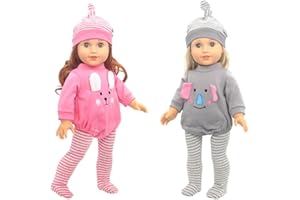 HAOYUNLAI Ropa de Muñecas para New Born Baby Doll, Ropa de Muñecas para Bebés 35-43 cm - Estilo 6