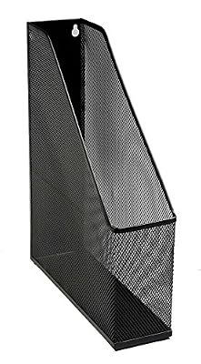 Osco Porte-revues Mesh en métal Noir