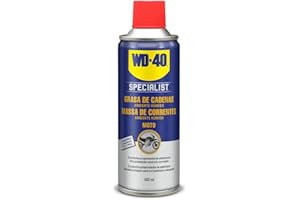 WD-40 34788 Specialist Motorbike, Grasa de Cadenas Ambiente Húmedo, Spray 400 ml