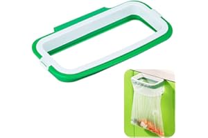 luou SSyang Hängende Müllsackhalter,Kabinett Müllsackhalter,Hängender Müllsackständer,Küchen Mülleimer Hängender,Müllsackhalter,Zum Abstellen von Müllsäcken(Grün)