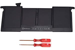 iProPower A1406 A1495 Laptop Ersatz Akku für MacBook Air A1465 A1370 11''inch (zwischen 2011 2012 2013 Early2014 2015 Version)