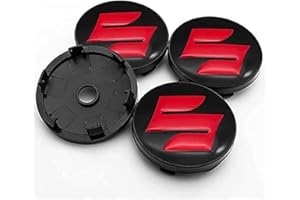 WQIUTT 4 Pcs Car Hub Centre Caps for Suzuki Vitara Ignis Swift Sx4 Across Swace Jimny 56mm Caps Cover Centre Badge Hub caps Rim Wheel Center Decoration Emblem Accessories Rims